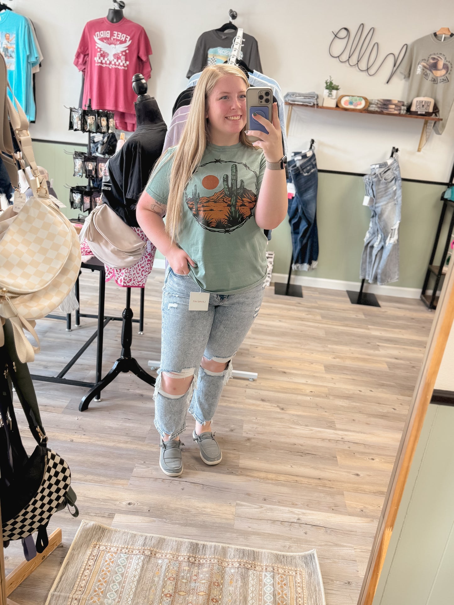 HIGH RISE CROP STRAIGHT JEANS 1068