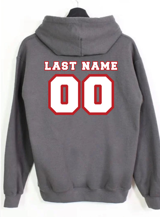 Tigers Soccer Team Back Name/Number