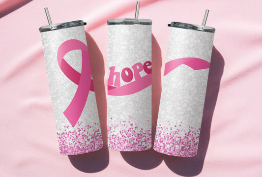 Hope Breast Cancer Tumbler