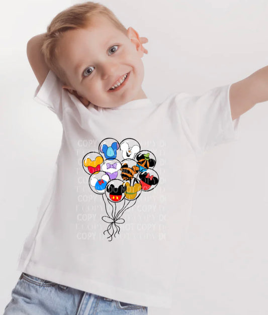 Mouse Balloons Youth/Toddler Tee