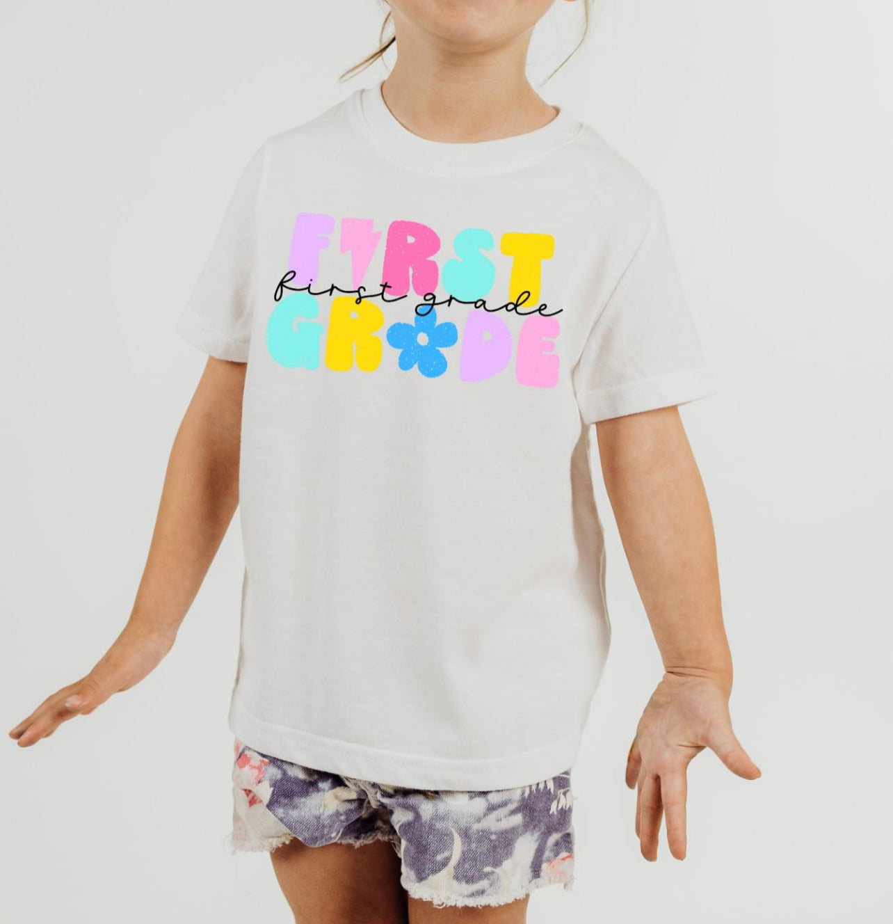 Grades-Colored Writing Youth/Toddler Tee