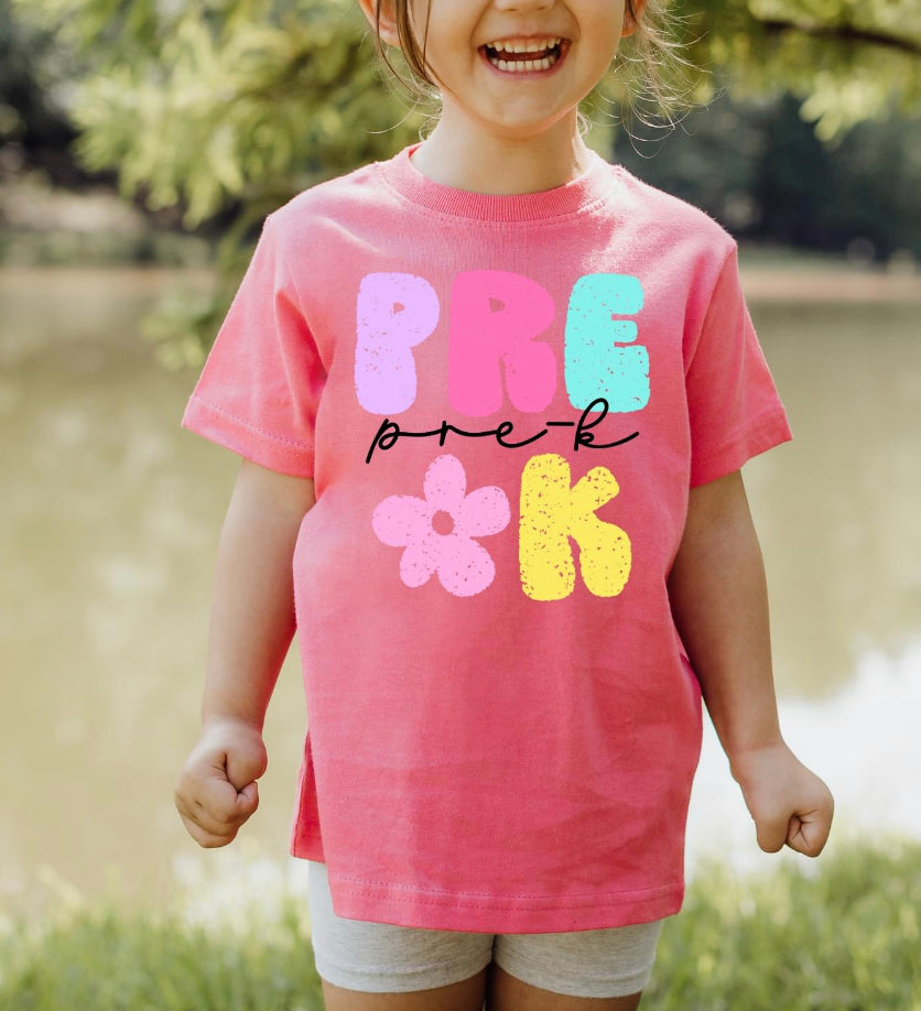 Grades-Colored Writing Youth/Toddler Tee