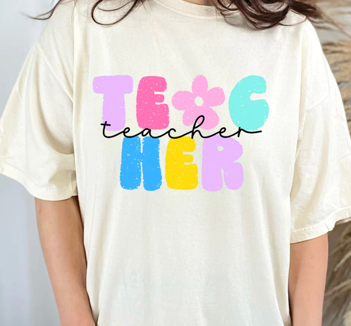 Teacher Stack Tee