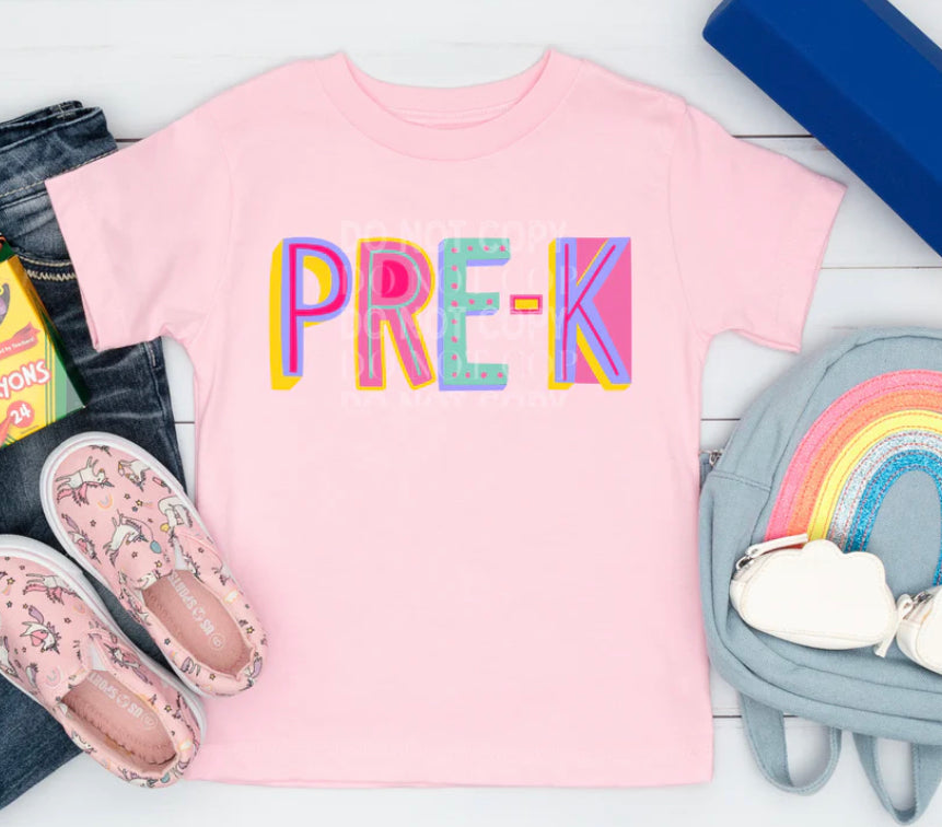 Pink & Blue Grades- Youth/Toddler Size Tee