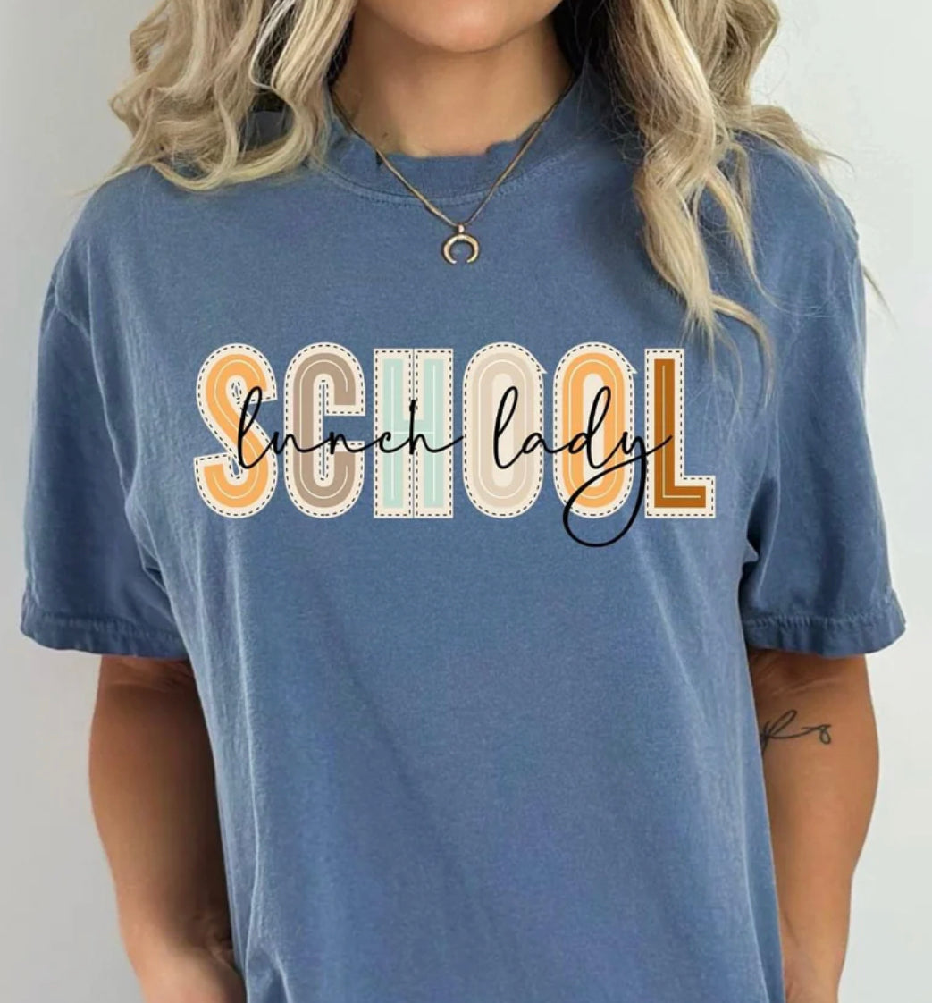 School Lunch Lady Tee