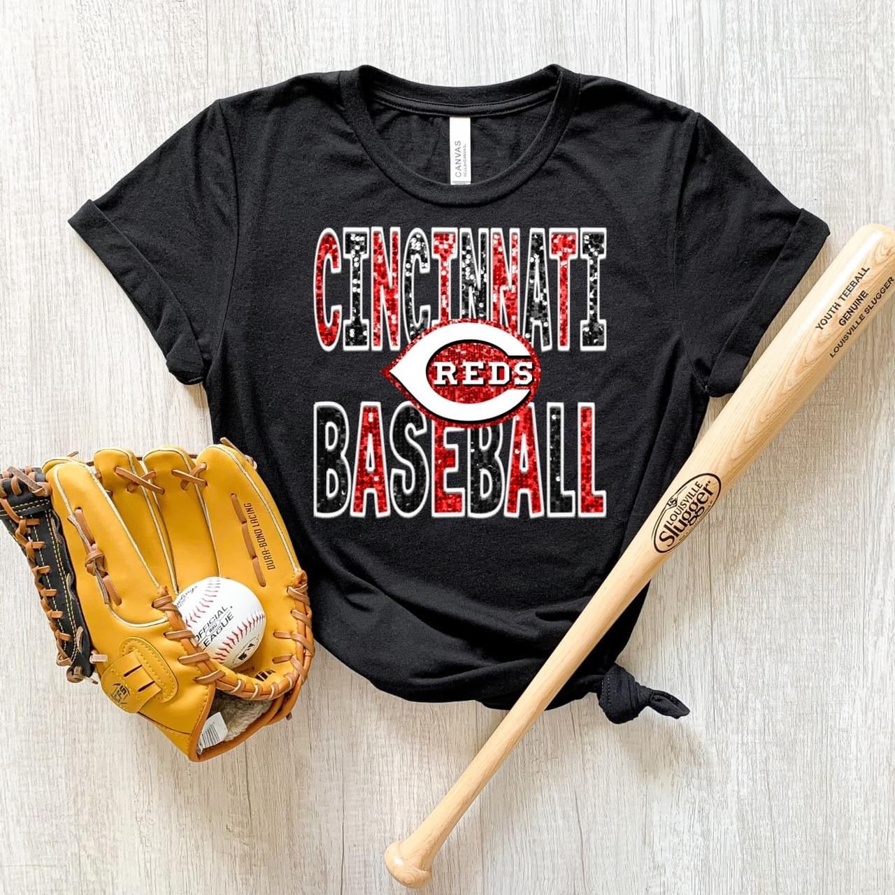 Cincinnati Baseball Glitter