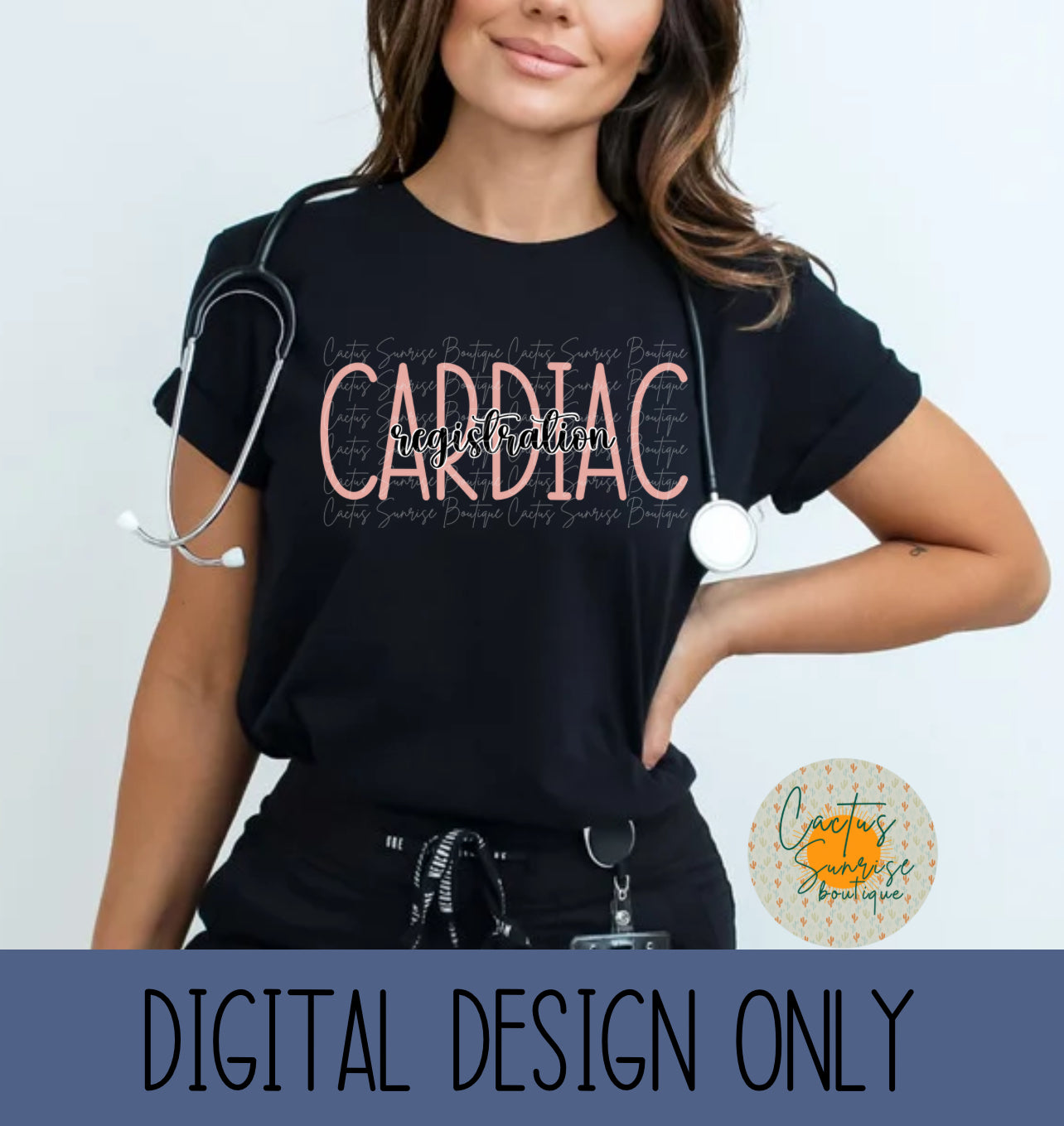 Cardic Registration Peach Digital file- No physical product