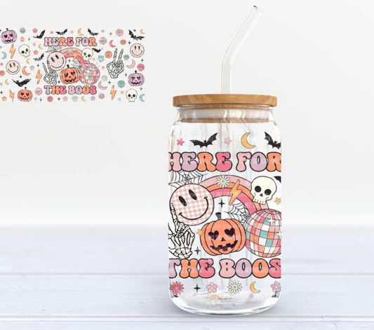 Here for the Boos Glass Tumbler 16oz PRE-ORDER