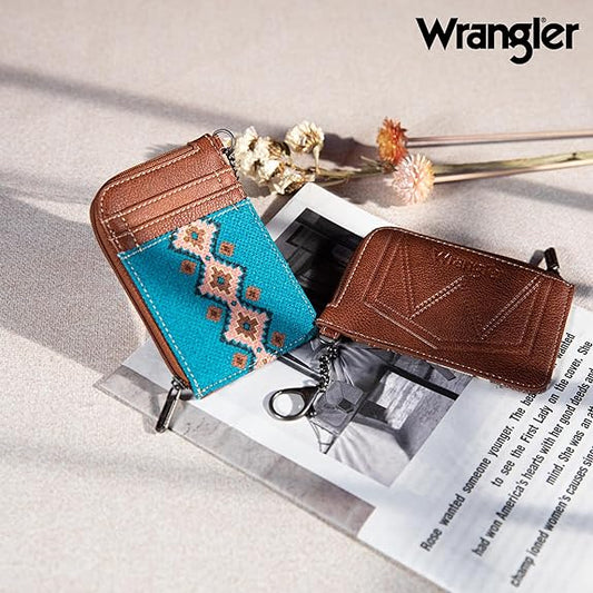 Wrangler Mini Zip Card Case