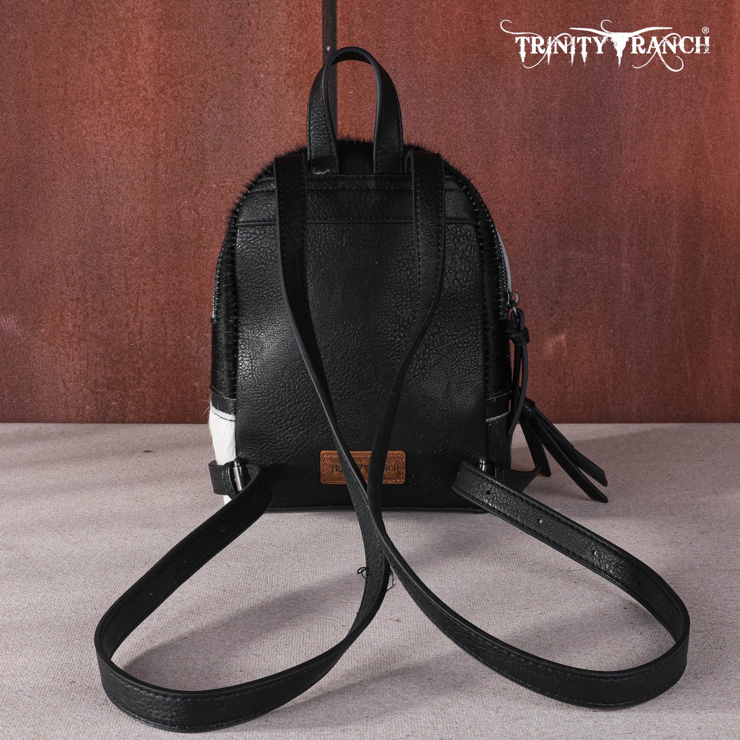 Trinity Ranch Cowhide Mini Backpack