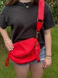 Nylon Double Zip Bum Bag #802