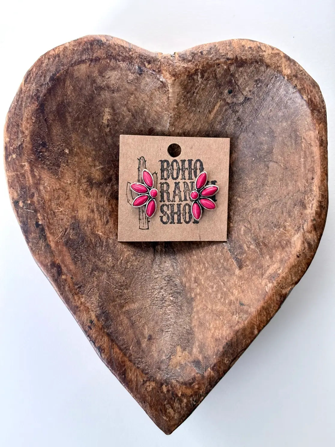 Western Style Stone Stud Earrings