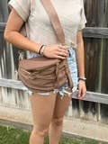 Nylon Double Zip Bum Bag #802