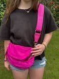 Nylon Double Zip Bum Bag #802
