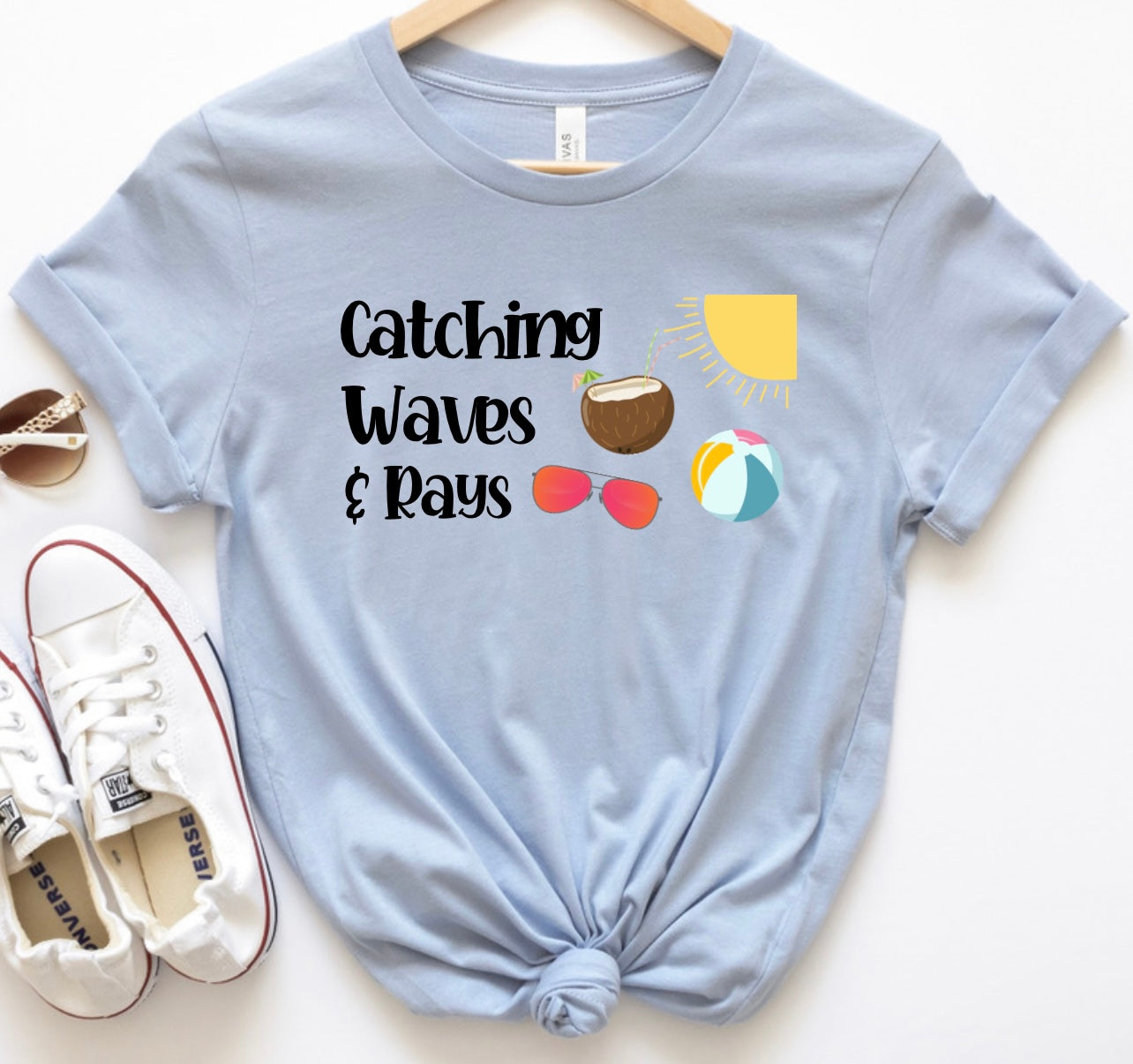 Catching Waves & Rays Tee