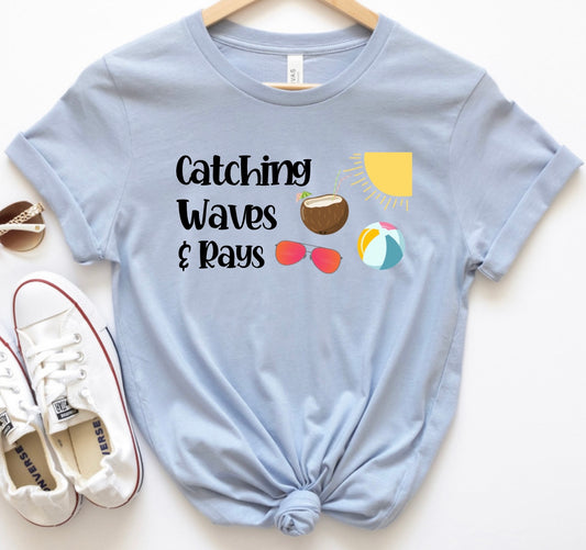 Catching Waves & Rays Tee