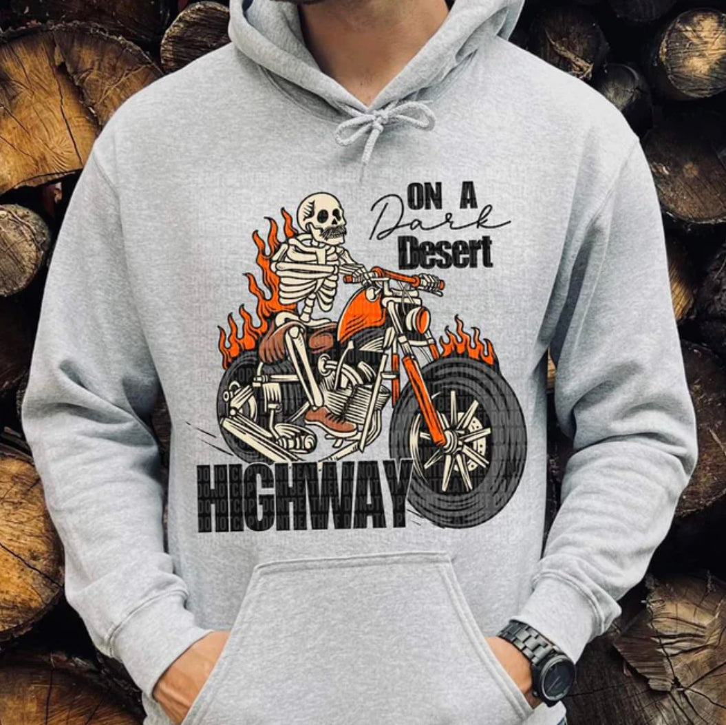 Dark Desert Highway Motorcycle Tee