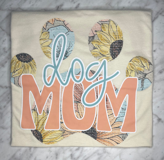 Dog Mom Tee; Ready for pickup/shipping