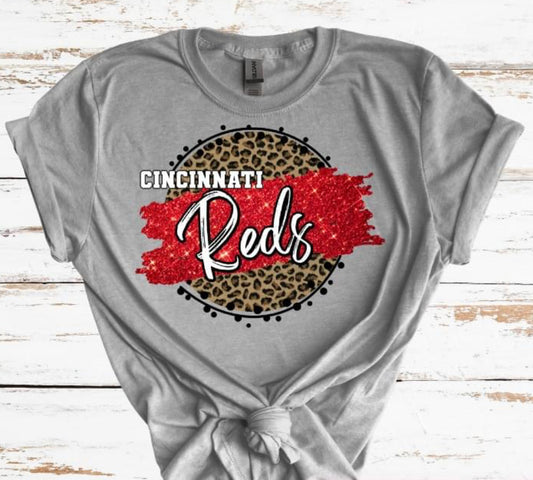 Cincinnati Reds Cheetah Circle