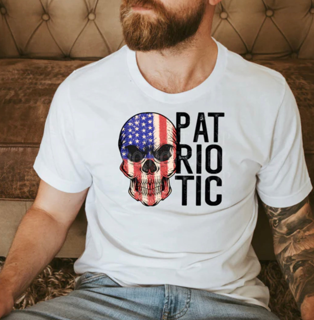 Patriotic Skull Tee